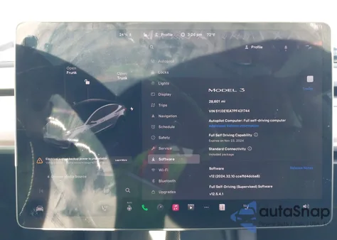 2023 Tesla Model 3 Rear-Wheel Drive z USA, uszkodzony, nr VIN 5YJ3E1EA7PF431744